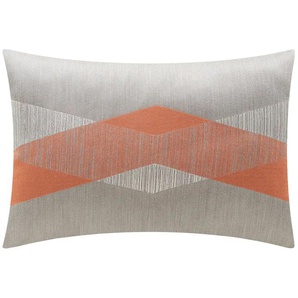 como Kissen Geometrisch - orange - Materialmix - 35 cm | Möbel Kraft