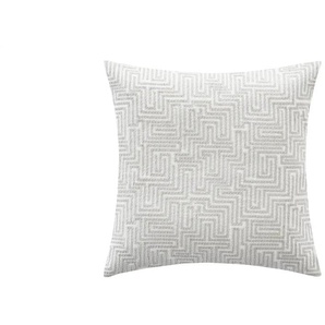 como Kissen Grafisch - silber - Materialmix - 40 cm | Möbel Kraft