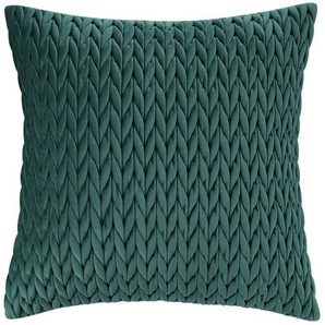 como Kissen Lea - grün - Materialmix - 45 cm | Möbel Kraft