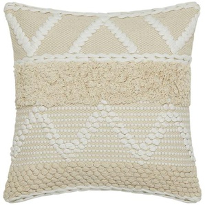 como Kissen  Macrameoptik ¦ beige ¦ Maße (cm): B: 45