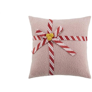 como Kissen Schleife - rosa/pink - Materialmix - 45 cm | Möbel Kraft