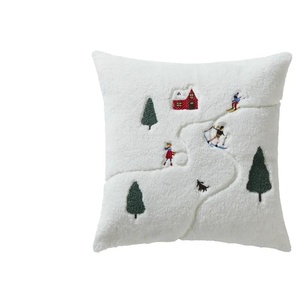 como Kissen  Skilandschaft ¦ weiß ¦ Maße (cm): B: 45