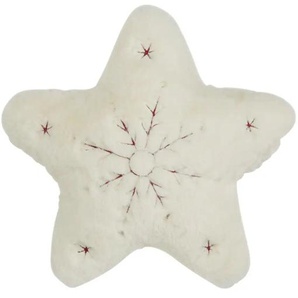 como Kissen Weihnachten - weiß - Materialmix - 34 cm | Möbel Kraft
