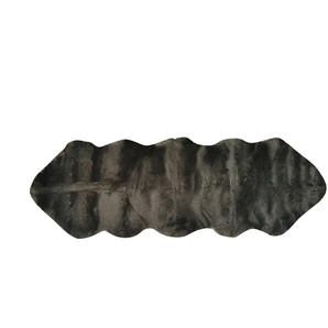 como Kunstfell  Long Shape ¦ schwarz ¦ Synthetische Fasern ¦ Maße (cm): B: 60