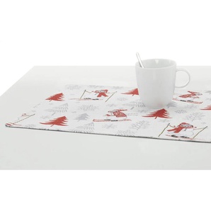 como Platzset Weihnachten - weiß - Baumwollmischgewebe - 32 cm | Möbel Kraft