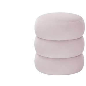 como Pouf Samt - rosa/pink - Materialmix - 40 cm - 45 cm - 40.0 | Möbel Kraft