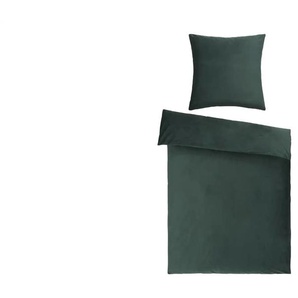 como Samt Bettwäsche Velvet - grün - Materialmix - 135 cm | Möbel Kraft