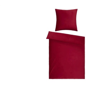como Samt Bettwäsche Velvet - rot - Materialmix - 135 cm | Möbel Kraft