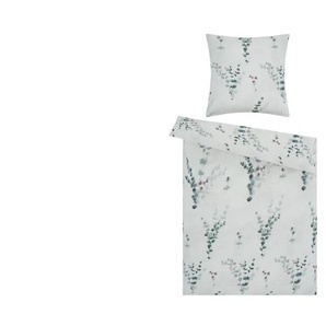 como Satin Bettwäsche Eucalyptus - grün - Materialmix - 135 cm | Möbel Kraft