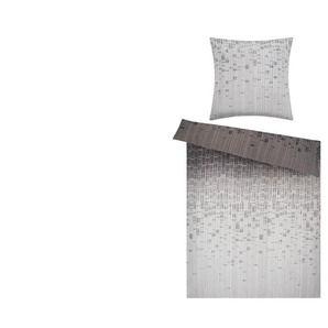 como Satin Bettwäsche Grafik - grau - Materialmix - 135 cm | Möbel Kraft