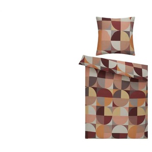 como Satin Bettwäsche Retro Disco - orange - Materialmix - 135 cm | Möbel Kraft