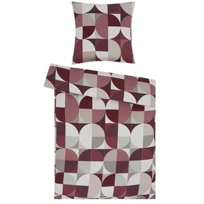 como Satin Bettwäsche Retro Disco - rot - Materialmix - 135 cm | Möbel Kraft