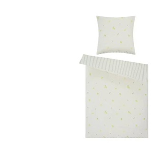 como Satin Wende-Bettwäsche | gelb | 135 cm |