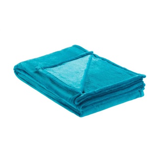 como Soft Flauschdecke  Mirabelle ¦ blau ¦ Synthetik ¦ Maße (cm): B: 150