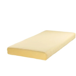 como Spannbetttuch Uni Jersey - gelb - Materialmix - 140 cm | Möbel Kraft