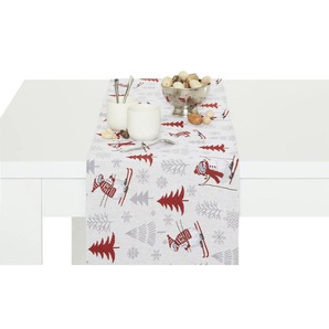 como Tischläufer Weihnachten - mehrfarbig - Baumwollmischgewebe - 32 cm | Möbel Kraft