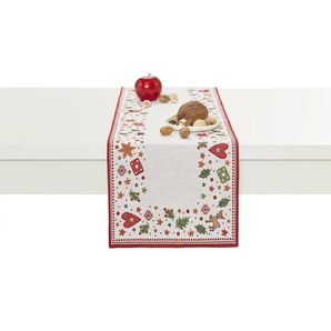 como Tischläufer Weihnachtspatch - mehrfarbig - Synthetik - 32 cm | Möbel Kraft