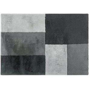 como Webteppich  Bunny Patchwork ¦ silber ¦ Synthetische Fasern ¦ Maße (cm): B: 140 H: 2,7