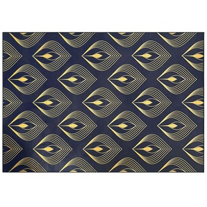 como Webteppich  Flat Deluxe ¦ mehrfarbig ¦ Synthetische Fasern ¦ Maße (cm): B: 160 H: 0,03