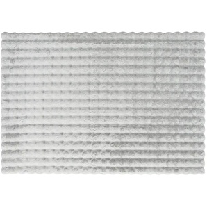 como Webteppich - silber - Synthetische Fasern - 140 cm | Möbel Kraft