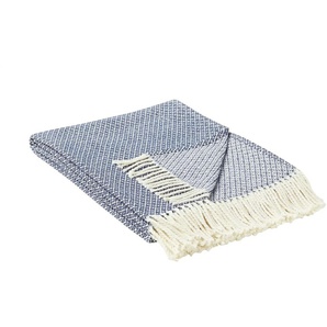 como Wohnplaid Helena - blau - Materialmix - 130 cm | Möbel Kraft