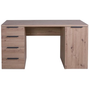 Composad Schreibtisch Espressso,Schreibtisch, Büroschreibtisch, Computerschreibtisch (1-St), mit 4 Schubladen und 1 Tür