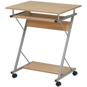 Computertisch auf Rollen Lossa ¦ holzfarben ¦ Maße (cm): B: 60 H: 73 T: 48.0
