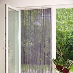 Conacord Deko-Vorhang Bead dunkelgrau, 90 x 200 cm GLO691351161