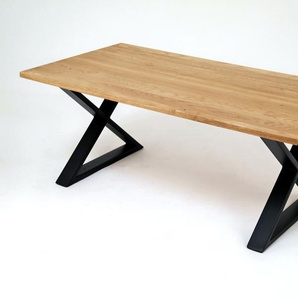 Concept Albano Couchtisch Metall/Eiche Massiv