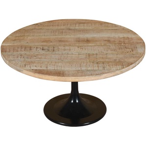 Concept Arsin II Couchtisch Echtholz Metall rund