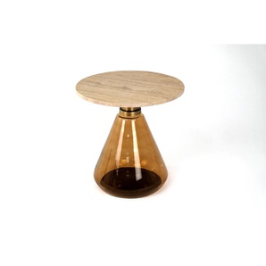 Concept Britta Beistelltisch Marmor Glas
