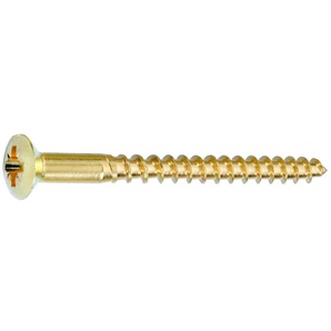 Connex Holzschrauben 4.5 x 40 mm PZ 2 Linsensenkkopf - 12 Stk. GLO763022653