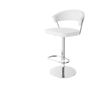 Connubia Barstuhl New York - weiß - Materialmix - 57 cm - 110 cm - cm 53,0 | Möbel Kraft