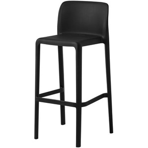 Connubia Barhocker  stapelbar Bayo ¦ schwarz ¦ Maße (cm): B: 47 H: 101 T: 47.0