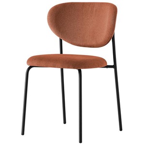 Connubia Polsterstuhl  Cozy ¦ orange ¦ Maße (cm): B: 50 H: 80,5 T: 54.0