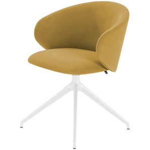 Connubia Polsterstuhl  drehbar Tuka - gelb - Materialmix - 56,5 cm - 78 cm - 59 cm | Möbel Kraft