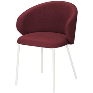Connubia Polsterstuhl  Tuka - rot - Materialmix - 55 cm - 76 cm - 56 cm | Möbel Kraft