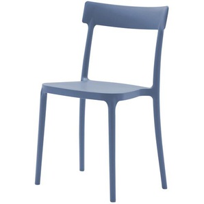 Connubia Stuhl  stapelbar Argo ¦ blau ¦ Maße (cm): B: 48 H: 82 T: 47.0