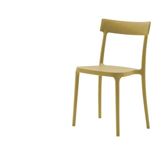 Connubia Stuhl stapelbar Argo - gelb - Materialmix - 48 cm - 82 cm - cm 47,0 | Möbel Kraft