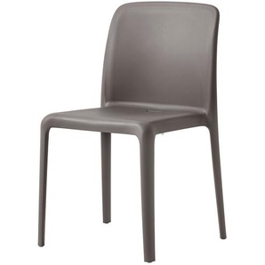 Connubia Stuhl stapelbar Bayo ¦ grau ¦ Maße (cm): B: 52 H: 81 T: 54.0