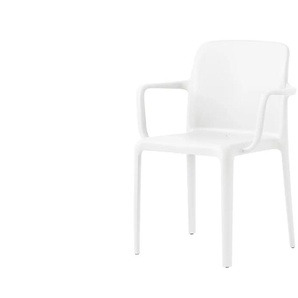 Connubia Stuhl stapelbar Bayo ¦ weiß ¦ Maße (cm): B: 60 H: 82,5 T: 54.0