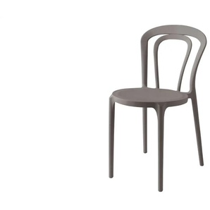 Connubia Stuhl stapelbar Caffe ¦ grau ¦ Maße (cm): B: 43 H: 83 T: 53.0
