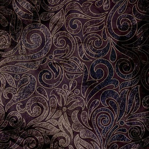 CONSALNET Vliestapete Orientalisches Muster Tapeten Gr. B/L: 4,16 m x 2,54 m, lila (violett, beige) Vliestapeten Tapeten