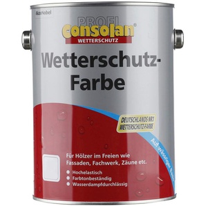 CONSOLAN  Wetterschutzfarbe Profi Holzschutz Farben 0,75 Liter, rot Gr. 0,75 l, rot (schwedenrot) Farben Lacke