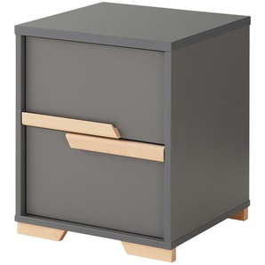 Container - grau - Materialmix - 44 cm - 57 cm - 48 cm | Möbel Kraft