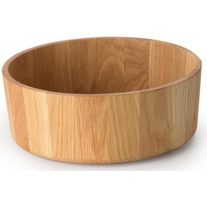Schale CONTINENTA Eiche Schüsseln Gr. Ø 31 cm, braun (holzfarben) Deko-Schale Holzschale Snackschale Dekoschalen Dekotabletts Schüsseln Eichenholz
