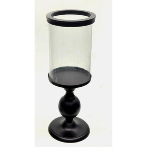 Cor Mulder Windlicht, Klar, Schwarz, Metall, Glas, 28x75 cm, Dekoration, Windlichter & Kerzenhalter, Windlichter