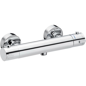 Brausethermostat CORNAT Alan Armaturen silberfarben (silber) Duscharmaturen Armaturen Messing, verchromt