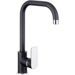 Cornat Einhebel-Spültischarmatur Noir schwarz-chrom GLO782224083
