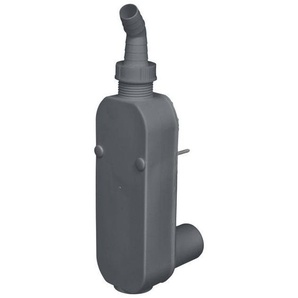 Cornat Geräte-Aufputzsiphon Ø 40 mm, 90 Grad Kunststoff, grau, Abgang waagerecht GLO782031068